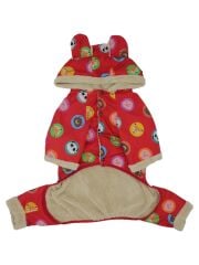 Pawstar Kırmızı Animals Köpek Montu – Sıcak Tutucu, Şık, Büyük Irklar İçin