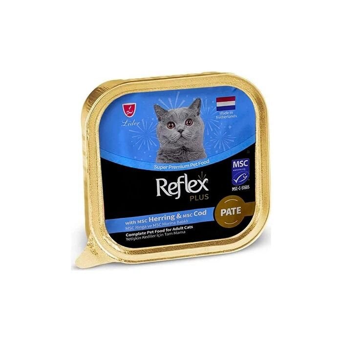 REFLEX PLUS JÖLE İÇİNDE ET PARÇACIKLI MSC MORİNA BALIKLI VE ALABALIKLI YETİ