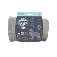 M-PETS BATH TİME KÖPEKLER İÇİN BORNOZ (M)