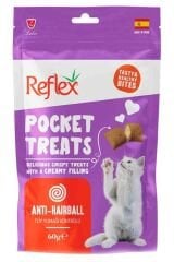 REFLEX POCKET TREATS HAIRBALL CONTROL 60 GR