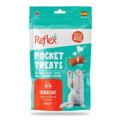 REFLEX POCKET TREATS SKIN AND COAT 60 GR