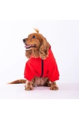 Pawstar Red Monster Köpek Montu (İçi Sıcak Astar, Rahat Kalıp)