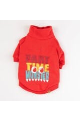 Pawstar Red Monster Köpek Montu (İçi Sıcak Astar, Rahat Kalıp)