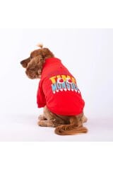 Pawstar Red Monster Köpek Montu (İçi Sıcak Astar, Rahat Kalıp)
