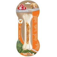Delights Bones – Köpekler İçin Ağız Bakım Pres Kemiği Large