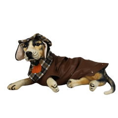 Halloween Ekose Köpek Bandanası (Medium)