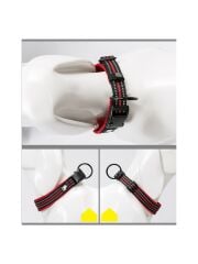 True Love Köpek Boyun Tasması – Yumuşak Naylon Dokumalı, Kırmızı