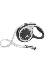 New Comfort Otomatik Şerit Köpek Gezdirme Kayışı 5m [L] (Siyah)