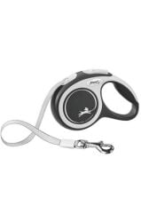 New Comfort Otomatik Şerit Köpek Gezdirme Kayışı 5m [L] (Siyah)