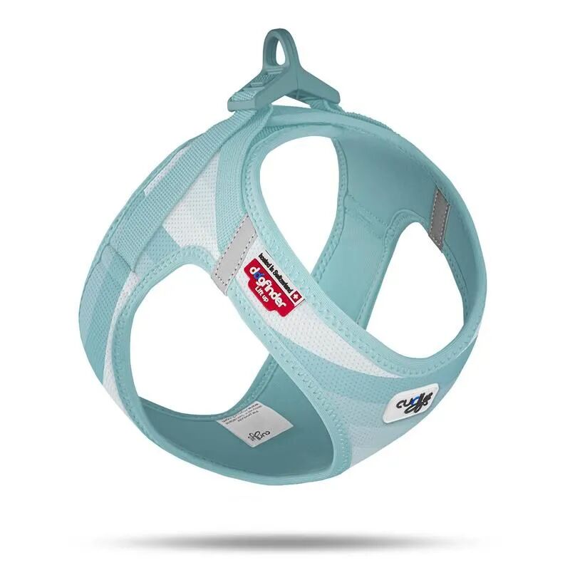 Curli Yelek Köpek Göğüs Tasması – Air-Mesh Aqua (3XS)