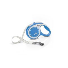 Flexi New Comfort Otomatik Şerit Gezdirme Kayışı Mavi-Gri XS – 3 m (12 kg’a Kadar)