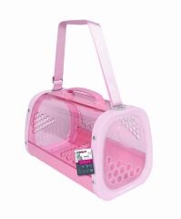M-PETS Honey Kedi ve Köpek Taşıma Çantası – Pink | Konforlu ve Havalandırmalı Tasarım