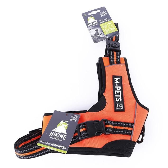 M-Pets Hiking Triangle Reflektörlü Yumuşak Köpek Göğüs Tasması – Su Geçirmez, Nefes Alabilir, Konforlu