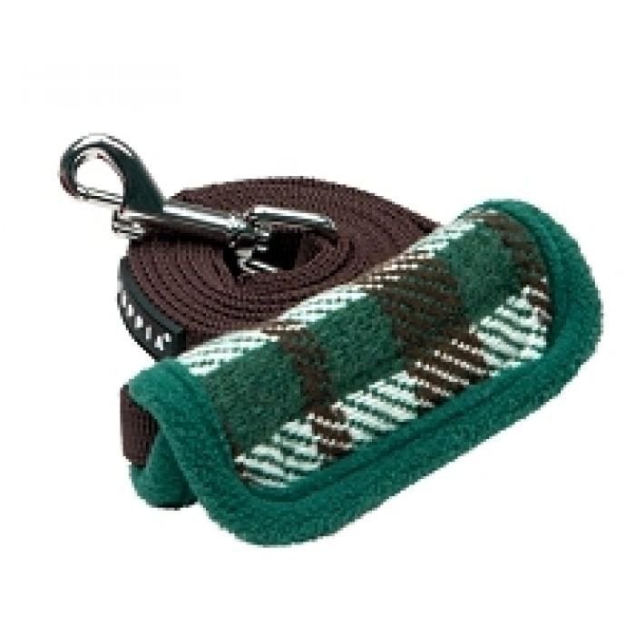 PUPPIA FESTIVE LEAD/GREEN/M