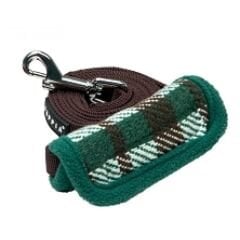PUPPIA FESTIVE LEAD/GREEN/M