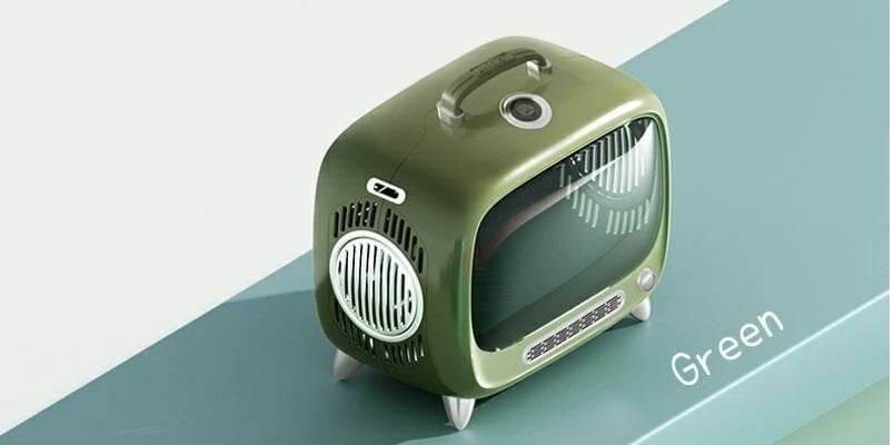 Sixties Tv Taşıma Çantası Yeşil