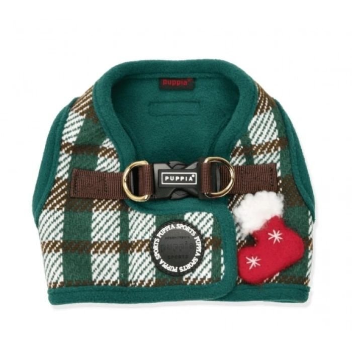 PUPPIA FESTIVE HARNESS A/GREEN/XL KÖPEK GÖĞÜS TASMASI XLARGE