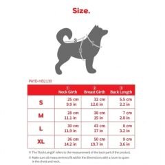 PUPPIA FESTIVE HARNESS A/GREEN/XL KÖPEK GÖĞÜS TASMASI XLARGE