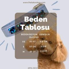 SWAROVSKİ AÇIK MAVİ BOYUN TASMASI XSMALL