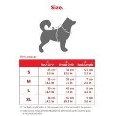 PUPPIA FESTIVE HARNESS A/GREEN/S