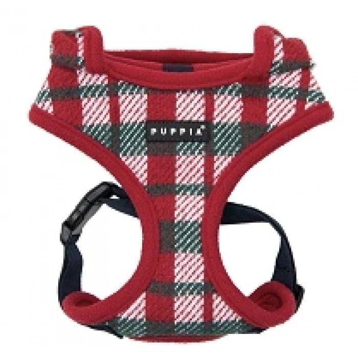 PUPPIA FESTIVE HARNESS A/RED/XL