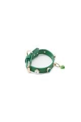 SWAROVSKİ TAŞLI YEŞİL BOYUN TASMASI XSMALL