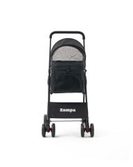 Zampa Flux Kedi ve Köpek Arabası – Köpek Puseti – Siyah – 15 kg Taşıma Kapasiteli – 45×63×93 cm