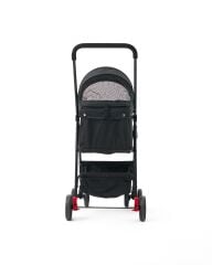 Zampa Flux Kedi ve Köpek Arabası – Köpek Puseti – Siyah – 15 kg Taşıma Kapasiteli – 45×63×93 cm