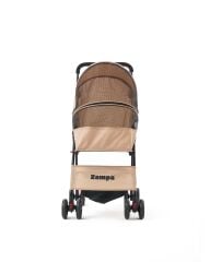 Zampa Aero Kedi ve Köpek Arabası – Köpek Puseti – Kahverengi – 10 kg Taşıma Kapasiteli – 42×69×96 cm