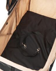 Zampa Flux Kedi ve Köpek Arabası – Köpek Puseti – Kahverengi – 15 kg Taşıma Kapasiteli – 45×63×93 cm