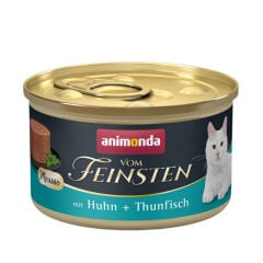 Animonda Vom Feinsten Tavuklu ve Ton Balıklı Yetişkin Kedi Konservesi 85g