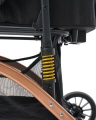 Zampa Mode Kedi ve Köpek Arabası – Köpek Puseti – Haki – 20 kg Taşıma Kapasiteli – 52×65×100 cm