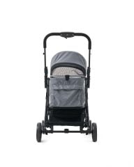 Zampa Flow Kedi ve Köpek Arabası – Köpek Puseti – Gri – 15 kg Taşıma Kapasiteli – 53×73×97 cm