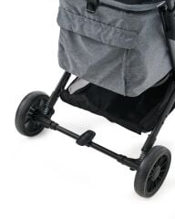 Zampa Flow Kedi ve Köpek Arabası – Köpek Puseti – Gri – 15 kg Taşıma Kapasiteli – 53×73×97 cm