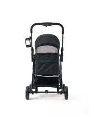 Zampa Flow Kedi ve Köpek Arabası – Köpek Puseti – Siyah – 15 kg Taşıma Kapasiteli – 53×73×97 cm