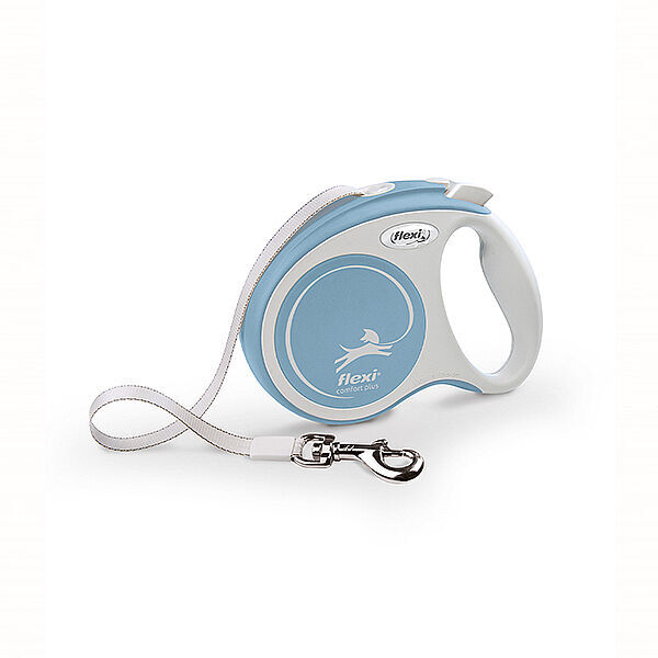 Flexi Comfort Plus S Beden Açık Mavi 5MT Şerit Tasma