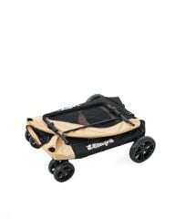 Zampa Sano Kedi ve Köpek Arabası – Köpek Puseti – Haki – 20 kg Taşıma Kapasiteli – 78×96×105 cm