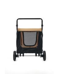 Zampa Sano Kedi ve Köpek Arabası – Köpek Puseti – Haki – 20 kg Taşıma Kapasiteli – 78×96×105 cm