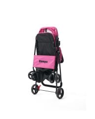 Zampa Flux Kedi ve Köpek Arabası – Köpek Puseti – Pembe – 15 kg Taşıma Kapasiteli – 45×63×93 cm