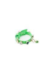 SWAROVSKİ TAŞLI NEON YEŞİL BOYUN TASMASI MEDIUM