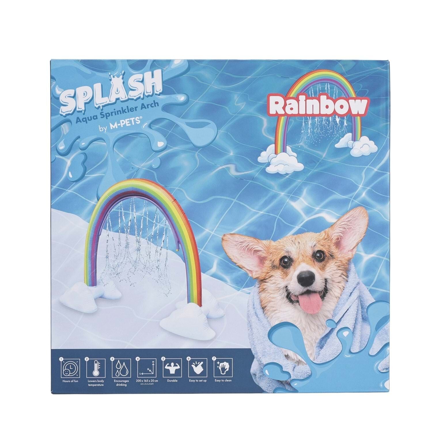 M-PETS SPLASH GÖKKUŞAĞI KEMERİ SU OYUN FİSKİYESİ