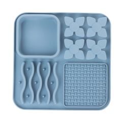 M-PETS LECCA PRO 4İN1 YAVAŞ BESLENME ve YALAMA MATI BLUE