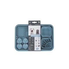 M-PETS LECCA PRO 6İN1 YAVAŞ BESLENME VE YALAMA MATI BLUE (S)
