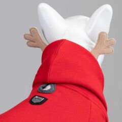 Lindodogs North Deer Kırmızı Köpek Sweatshirt (Küçük & Orta Irk)