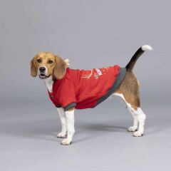 Lindodogs North Deer Kırmızı Köpek Sweatshirt (Küçük & Orta Irk)