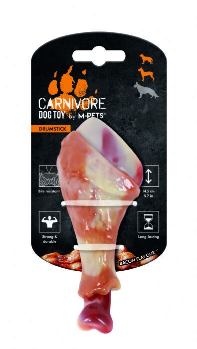 M-PETS Carnivore Drumstick Köpek Oyuncağı – Pastırma Aromalı