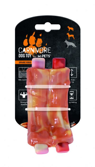 M-PETS Carnivore Spare Ribs Köpek Oyuncağı Pastırma Aromalı
