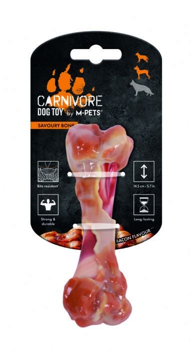 M-PETS Carnivore Savoury Bone Köpek Oyuncağı Pastırma Aromalı