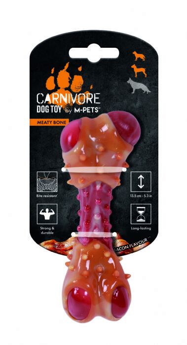 M-PETS Carnivore Meaty Bone M Köpek Oyuncağı Pastırma Aromalı