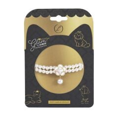 M-PETS GLAM PRESTİGE AKSESUAR WHİTE CAMELLİA (L)